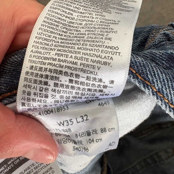 Levi’s 501 straight leg Denim Jeans - Picture 3 of 5
